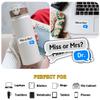 3 Pcs Feminist Stickers Miss or Mrs? Dr. Empowerment Vinyl Decals, Graduation Women in STEM Education Equality Stickers Die-Cut Waterproof for Laptop, Water Bottle, Phone view 4