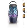 HUOLEME Outdoor Bluetooth Speaker with Flame Lights with IPX6 Waterpoof,10W HD Stereo Sound, Bluetooth 5.3 Led Flame Speaker,Decorations for Party Garden Patio (1 Pack) view 1