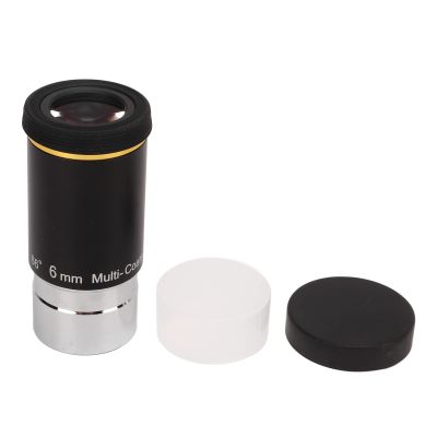 1.25in nal Eyepiece, 6mm Length Lens, 66 Degree Wide Angle Eyepiece with Green Film, 5, Aluminum y and Optical