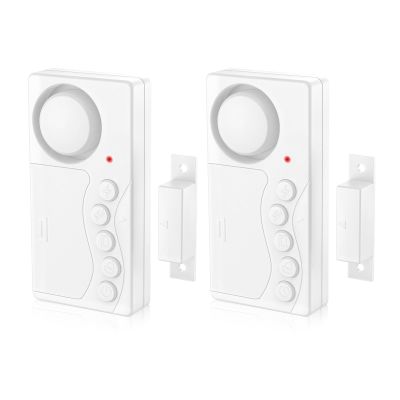 Greencycle Freezer Door Alarm (3/15/30/60S Delay), Door Alarms for Home Security Kids Safety, Close Doors Reminder 108dB Loud, 4Modes, 3 Adjustable Volume for Home, Business, Office, Gate, Shop, 2PK