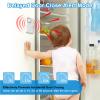 Greencycle Freezer Door Alarm (3/15/30/60S Delay), Door Alarms for Home Security Kids Safety, Close Doors Reminder 108dB Loud, 4Modes, 3 Adjustable Volume for Home, Business, Office, Gate, Shop, 2PK view 2