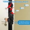Greencycle Freezer Door Alarm (3/15/30/60S Delay), Door Alarms for Home Security Kids Safety, Close Doors Reminder 108dB Loud, 4Modes, 3 Adjustable Volume for Home, Business, Office, Gate, Shop, 2PK view 4