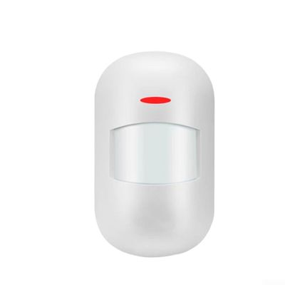 Wired-Free Infrared Motion Sensor Detector with 110 Horizontal and 60 Vertical Coverage, 433MHz Wireless Transmission up to 100m, Wall-Mount ABS Housing for Outdoor, Commercial, and Residential