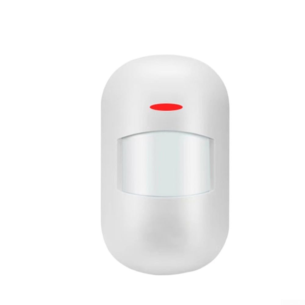 Wired-Free Infrared Motion Sensor Detector with 110 Horizontal and 60 Vertical Coverage, 433MHz Wireless Transmission up to 100m, Wall-Mount ABS Housing for Outdoor, Commercial, and Residential