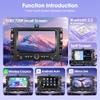 4+128G Wireless Carplay & Android Auto Car Stereo for Jeep Renegade, Android 15 Car Radio with GPS, 7" Touch Screen Bluetooth Receiver with Mirror Link WiFi RDS Hi-Fi AHD Backup Camera MIC view 2