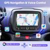 4+128G Wireless Carplay & Android Auto Car Stereo for Jeep Renegade, Android 15 Car Radio with GPS, 7" Touch Screen Bluetooth Receiver with Mirror Link WiFi RDS Hi-Fi AHD Backup Camera MIC view 4
