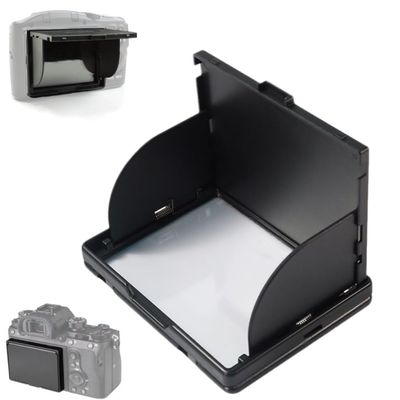 3" LCD Screen Hood Sun Shade Foldable Anti-Glare Reflection Viewfinder Protector Display Guard Monitor Shield Adhesive-On Universal Fit Camera for Canon/Nikon/Sony/Samsung/Fujifilm/Leica/Olympus etc.