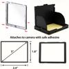 3" LCD Screen Hood Sun Shade Foldable Anti-Glare Reflection Viewfinder Protector Display Guard Monitor Shield Adhesive-On Universal Fit Camera for Canon/Nikon/Sony/Samsung/Fujifilm/Leica/Olympus etc. view 3