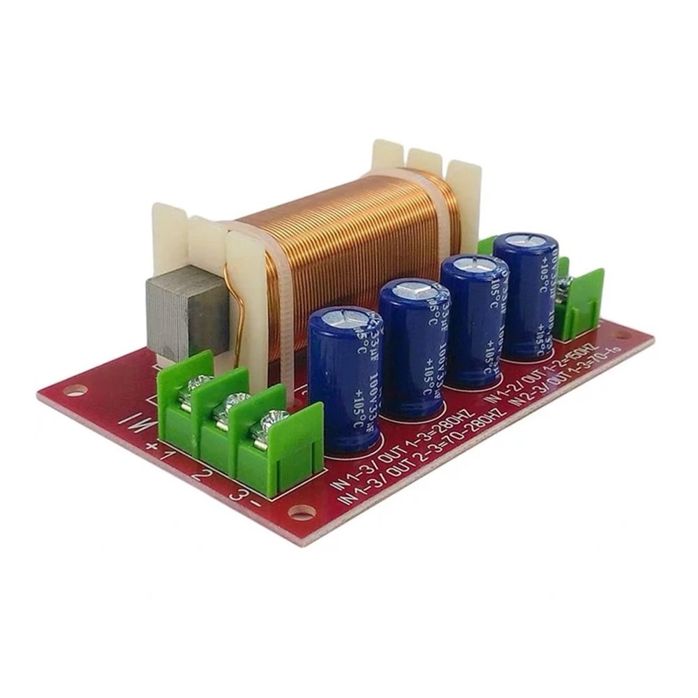 1PCS 1 Way 300W Subwoofer Bass Frequency Divider Home Theater Adjustable Super Woofer HiFi Audio Crossover Filters