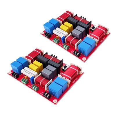 2PCS 4 Way 450W Stage Speaker Crossover Filters Home Theater HiFi Stereo 4Unit Circuit Stereo Audio Frequency Divider