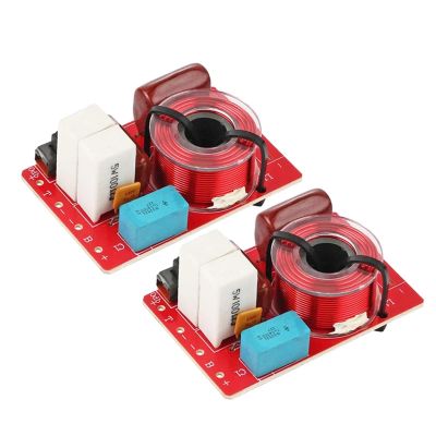 2PCS 2 Way 80W DIY Speaker Filter Circuit Treble Bass 2800Hz/3200Hz Frequency Divider Home HiFi Stereo Audio Crossover Filters