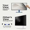 infoWall 2-Pack 21.5 Inch Computer Privacy Screen Filter (19.1"  10.8") for 16:9 Curved & Flat Monitors  Nano-Suction Bezel (Tape-Free Instant Install)  Anti-Glare, Blue Light Blocking, Washable view 2