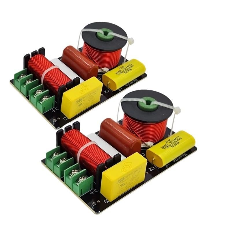 2PCS 2800/2830Hz 200W Tweeter Woofer Frequency Divider HiFi Stereo 2-Unit Filter Circuits Audio Crossover Filters(2830Hz)