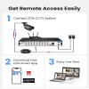 ZOSI 16 Channel 1080P Hybrid 4-in-1(TVI/AHD/CVI/CVBS) CCTV DVR with 2TB Hard Drive, AI Human/Vehicle Detection, H.265+ 16CH Surveillance Digital Video Recorder for 2MP Security Cameras, Remote Access view 3