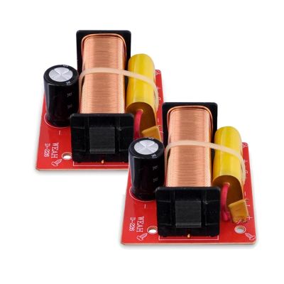 2PCS 2 Way 100W DIY Speaker Filter Circuit Treable Bass Frequency Divider Home Theater HiFi Stereo Audio Crossover Filters