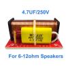 2PCS 2 Way 100W DIY Speaker Filter Circuit Treable Bass Frequency Divider Home Theater HiFi Stereo Audio Crossover Filters view 2