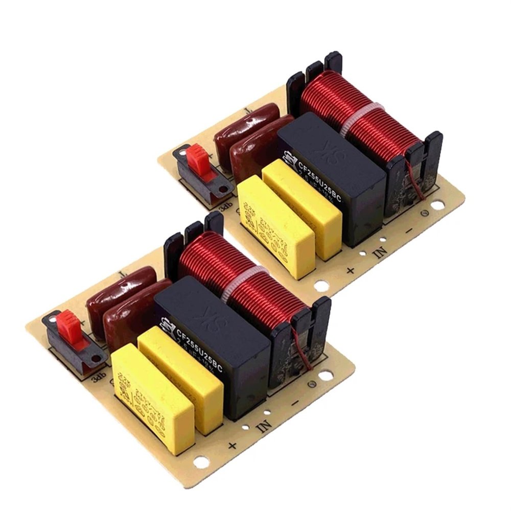 2PCS 1 Way 80W HiFi Treble Tweeter Frequency Divider Home Car Stereo DIY Audio Crossover Filters