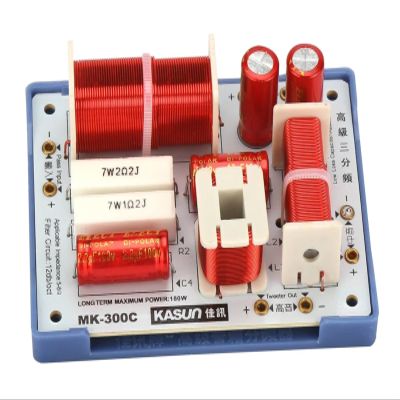 2PCS 3 Way 180W 850/4800Hz Crossover Filters Professional Speaker 3 Unit High Power Audio Theater Frequency Divider