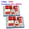 2PCS 3 Way 180W 850/4800Hz Crossover Filters Professional Speaker 3 Unit High Power Audio Theater Frequency Divider view 2
