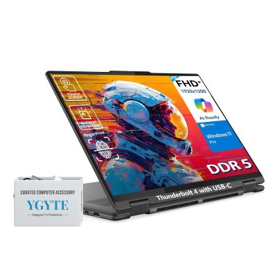 Lenovo Yoga 7i 2 in 1 Laptop Touchscreen, 16" FHD+ 360 Foldable Touch Screen Convertible, Intel Core Ultra 7, Windows 11 Pro, 16GB DDR5 RAM 512GB SSD|Backlit|Fingerprint|YGYTEaccessory