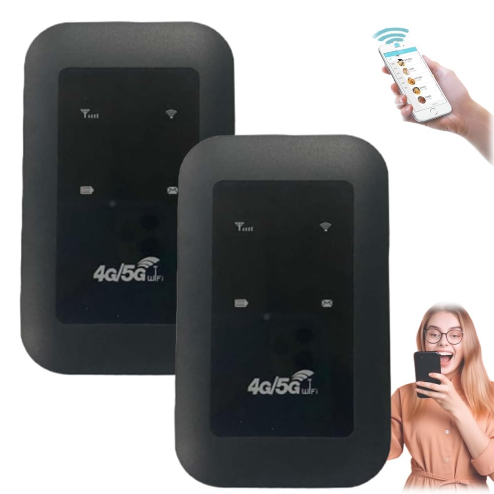 All-Network Portable WiFi, Power on and Use Travel Router Pocket Wi-Fi, for Travel, Public Computer, Business