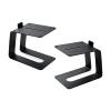 AsrMyjcx Tabletop Computer Speaker Stand Rack C Shaped with Vibration Absorption view 2