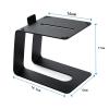 AsrMyjcx Tabletop Computer Speaker Stand Rack C Shaped with Vibration Absorption view 4