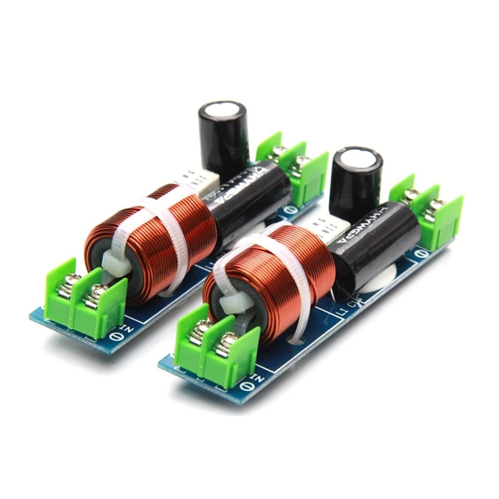 2PCS 1 Way 60W Mediant Speaker Frequency Divider Circuits Car 1-Unit Automotive HiFi Stereo Audio Crossover Filters