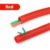 1PC PP Plastic Corrugated Pipe AD7.5~34.5mm Insulated Wire Sleeve Wrap Tube Cable Harness Split Loom Tubing(Green,AD 15.8 x ID 12mm,Open x 1 Meter) view 3