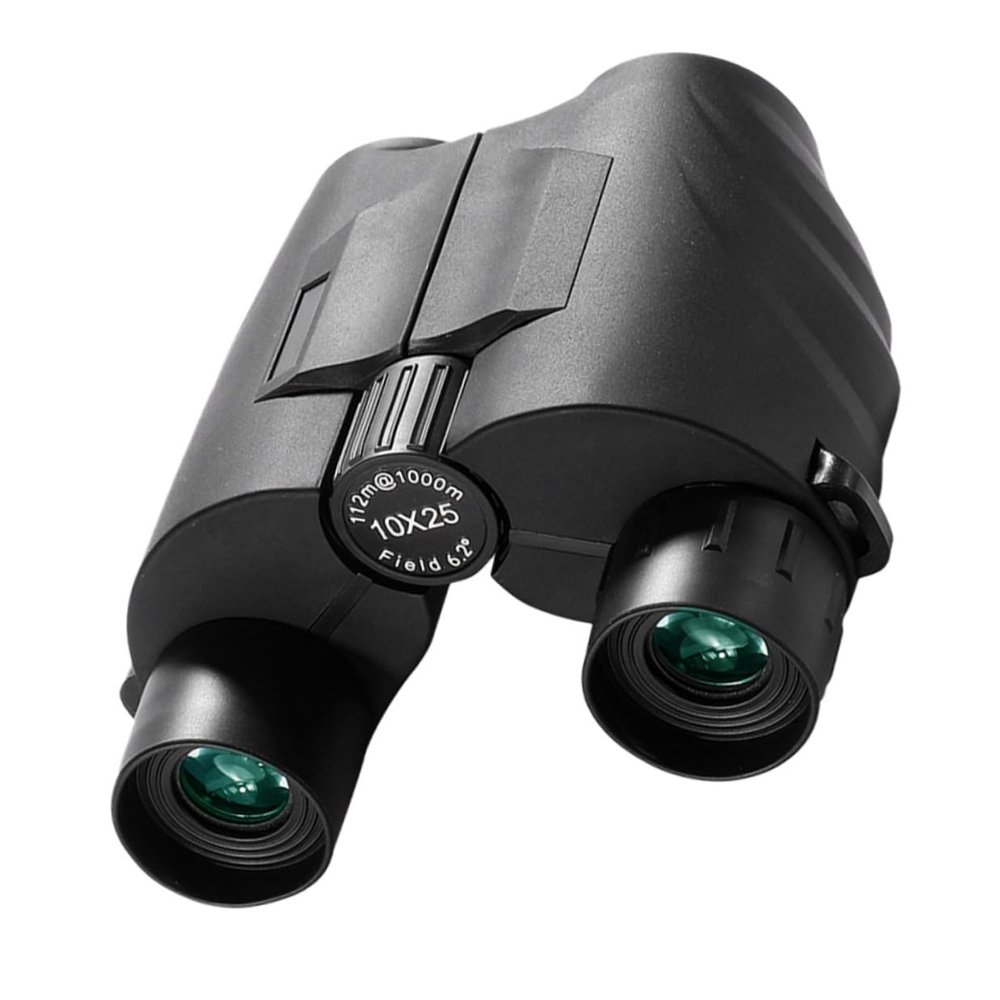 Mikinona Compact Pocket Binoculars for Adults Easy Focus with Bright High-Definition Optics Low-Light Viewing for Outdoor Exploration Preschool and Adventure Telescope