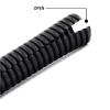 1PC 7mm-28mm Color PE Insulated Corrugated Pipe Wire Hose Plastic Cable Heat Resistant Protective Sleeve(Black Closure,25mm) view 3