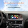 NAVIVOX Wireless Carplay Android Auto for Audi A4 B8 A5 Q5 2009-2016 with MMI 3G System Carplay Retrofit Decoder Box Kit Support Mirrorlink, Camera view 2