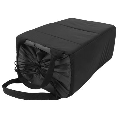 ciciglow Shockproof Camera Insert Bag, DSLR SLR Lens Pouch Inner Case Bag 30x12x20cm Camera Lens Protective for R5 R6 T100 for Z7 Z8 for A6 A9... (Black Gray)