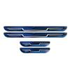 4 Pcs Stainless Steel Car Door Sill Strip for BMW X3 xDrive30e 2021 2022 2023 2024,Welcome Pedal Scratch Protection Scuff Plate,Car Accessories (D/Blue) view 1