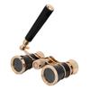 ZJchao Opera Glasses, 3X25 Binoculars Telescope Opera Binocular Telescope Small Portable Theater for Women Girls Kids (Black) view 2