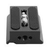 Fydun Camera Plate, Non Slip Rubber Pads, Sliding Adjustable Screw Position, Arca Ball Head, Aluminum Alloy, Stainless Steel Screws, Tripod view 2