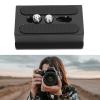 Fydun Camera Plate, Non Slip Rubber Pads, Sliding Adjustable Screw Position, Arca Ball Head, Aluminum Alloy, Stainless Steel Screws, Tripod view 3