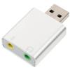 GALPADA USB External Stereo Sound Adapter Plug and Play No Driver Needed with Microphone and Headphone Jack for Gaming Music and Laptop Audio Replacement view 1