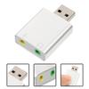 GALPADA USB External Stereo Sound Adapter Plug and Play No Driver Needed with Microphone and Headphone Jack for Gaming Music and Laptop Audio Replacement view 4