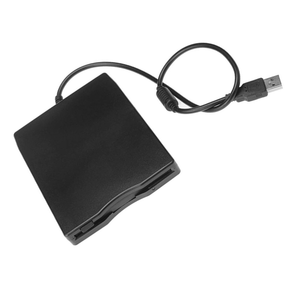 Sewroro Portable USB External Floppy Disk Drive USB Floppy Disk Driver for Laptop High-Speed Data Transfer Compatible with Windows Anti-Shock and Noise Reduction Technology