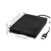 Sewroro Portable USB External Floppy Disk Drive USB Floppy Disk Driver for Laptop High-Speed Data Transfer Compatible with Windows Anti-Shock and Noise Reduction Technology view 2