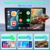 4G+64G Android 14 Car Stereo for GMC Sierra 1500 2500 3500 2003-2006 with Carplay & Android Auto GPS Navigation 7" Car Stereo Radio Head Unit w/Bluetooth WiFi FM/RDS Backup Camera Mirror Link SWC view 3