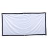VALICLUD Foldable Anti-Crease Projector Screen with Hooks Indoor Outdoor Use Thick Polyester Material for Classroom Home Theater and Office Presentations view 1