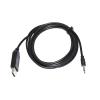 Treayes F&T>D*I FT232RL CHIP USB to TRS 2.5MM Audio Ja-ck Connector RS485 Converter Programming Cable for MFC DODIAGNOSTIC Port to PC(1.8m,Transparent USB) view 3