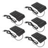 Fydun Wired Number Pad Ergonomic Design Wired Numeric Keypad 18 Keys Numeric Keypad PC Laptop Desktop - Input Devices Financial Security and Accounting (Black) view 1