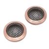 VELATEMOR Speaker -Mesh Grill Cover, 2 Pieces Simple Installation Speakers Round Grill Cover Protector for Home (Rose Gold) view 2
