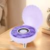 VELATEMOR 2 in 1 Small Speaker, Loudspeaker Shell Form High Performance Volume for at Home (Purple) view 2