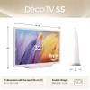 Hisense 32-Inch S5 DcoTV Series Hi-QLED FHD Smart Fire TV (32S5QF, 2025 Model) - Versatile Fit, Hi-QLED Color, Art-Inspired Design, Fluid Central Stand, DTS Virtual: X, Stream Live TV Without Cable view 3