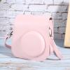Zerodis Camera Case Camera Cases Bag with Metal Buckle Adjustable Strap Lightweight Photography Pouch Organizer Water Proof for Storage PU Leather Cover Single (Pink) view 4