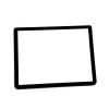 LCD Display Window Outer Glass Protective Screen,compatible For Canon EOS 500D Camera Parts + Tape view 2
